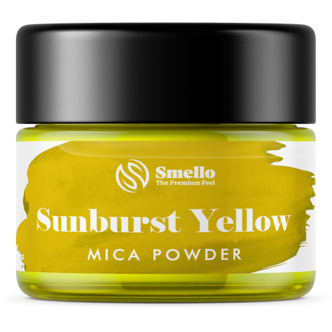 Smello’s Sunburst Yellow Mica Powder 15 g