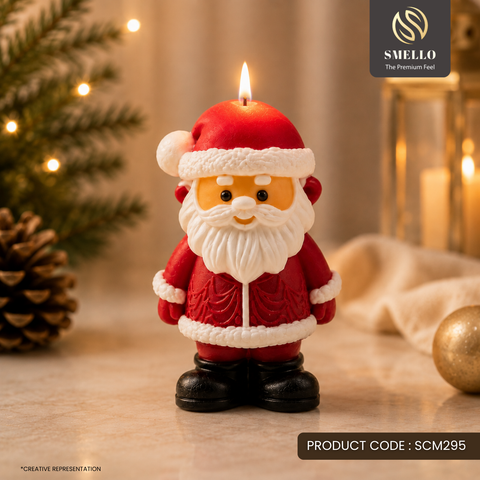 Smello Mini Santa Claus Silicone mould for Candles, Soap & Resin