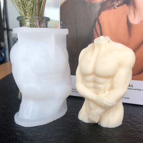 Smello's Male Torso Candle Silicone Mould (SCM 123)