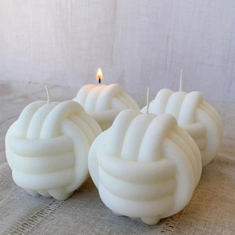 Smello's Knitted Knots Candle Silicone Mould (SCM 120)