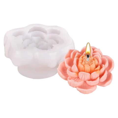 Smello Beautiful Lotus Flower Silicone mould for Candles, Soap & Resin (SCM 282)