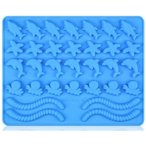 Smello's 32 Cavity Sea Animal Chocolate Silicone Moulds (CHM 152)