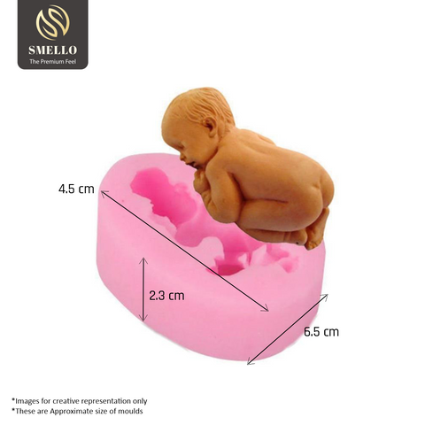 Smello's New Born Baby Silicone Mould (BM 101)