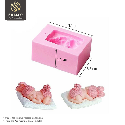 Smello's 3D Baby Love Silicone Mould (BM 105)