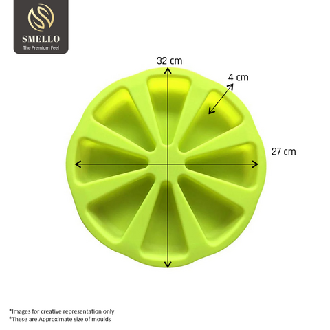 Smello's 8 Cavity Triangle Silicon Moulds (BS 116)