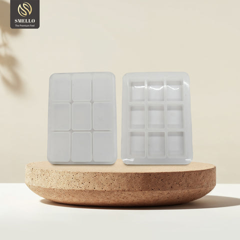 Smello's 9 Cavity Rectangle Silicone Mould (BS 130)