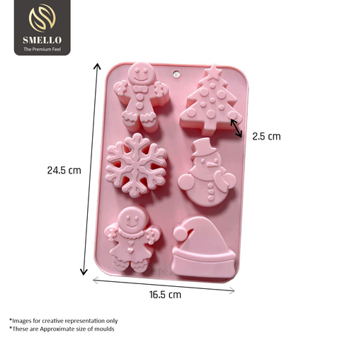 Smello's 6 Cavity Christmas Special Moulds (CE 101)