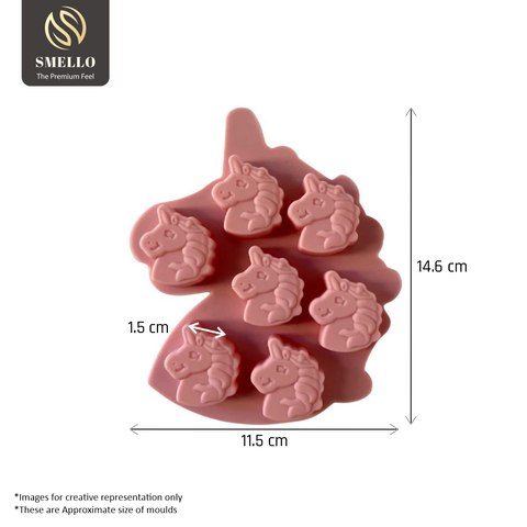 Smello's Unicorn Chocolate Silicone Moulds (CHM 101)