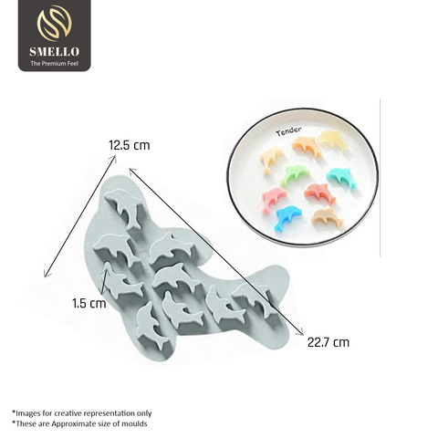 Smello's Dolphin Chocolate Silicone Moulds (CHM 102)