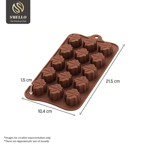 Smello's Flower Shape Chocolate Silicone Moulds (CHM 106)