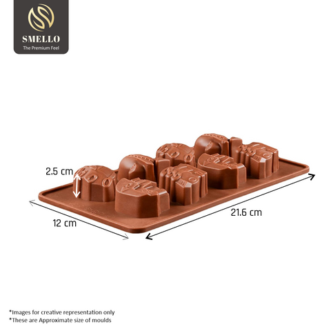 Smello's Car Train Ship Chocolate Silicone Moulds (CHM 108)