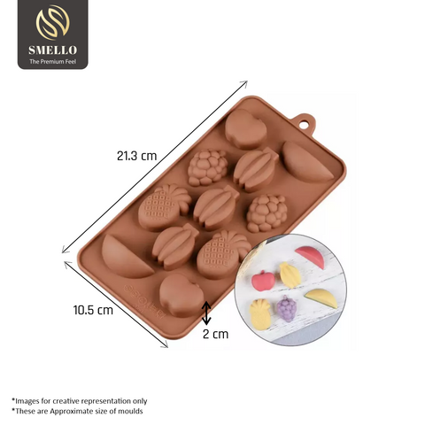 Smello's Fruits Chocolate Silicone Moulds (CHM 110)