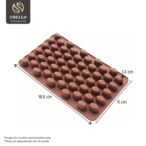 Smello's Coffee Bean Chocolate Silicone Moulds (CHM 124)