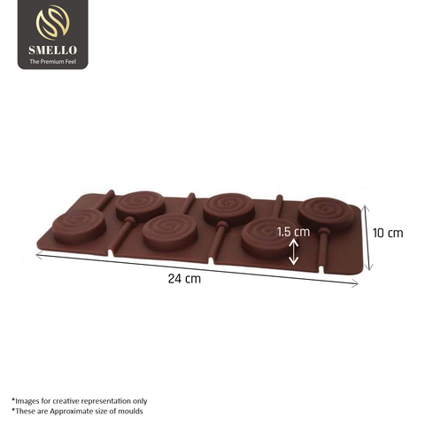 Smello's Lollipop Chocolate Silicone Moulds (CHM 139)