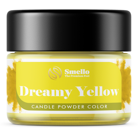 Smello's Dreamy Yellow Candle Powder Color 25 g