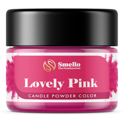 Smello's Lovely Pink Candle Powder Color 25 g