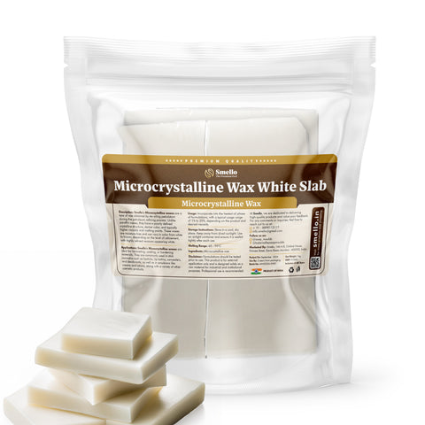 Smello's Microcrystalline Wax White Slab