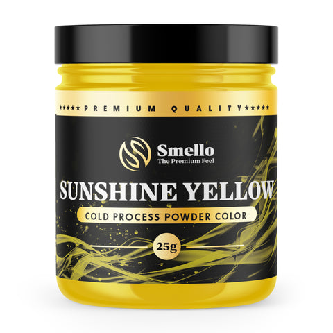 Smello's Sunshine Yellow Cold Process Powder Colors 25 g