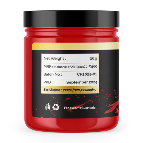 Smello's Regal Red Cold Process Powder Colors 25 g