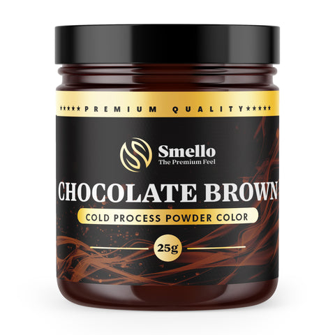 Smello's Chocolate Brown Cold Process Powder Colors 25 g