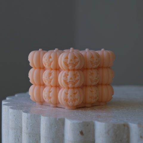Smello Pumpkin Cube Silicone mould for Candles, Soap & Resin (SCM 259)
