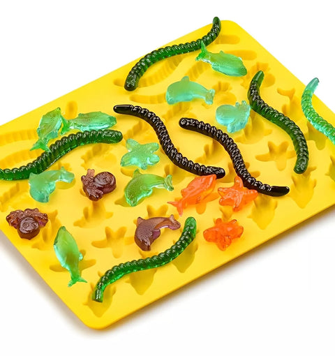 Smello's 32 Cavity Sea Animal Chocolate Silicone Moulds (CHM 152)