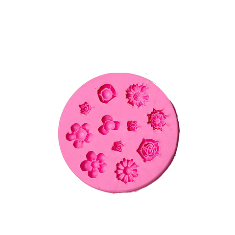 Smello's 11 Cavity Floral Dream Silicone Fondant Mould (FB 131)