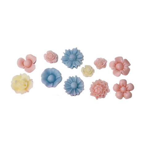 Smello's 11 Cavity Floral Dream Silicone Fondant Mould (FB 131)