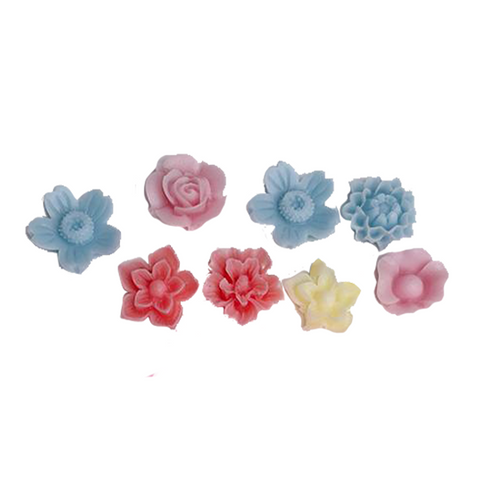 Smello's 8 Cavity Elegant Bloom Silicone Fondant Mould (FB 132)