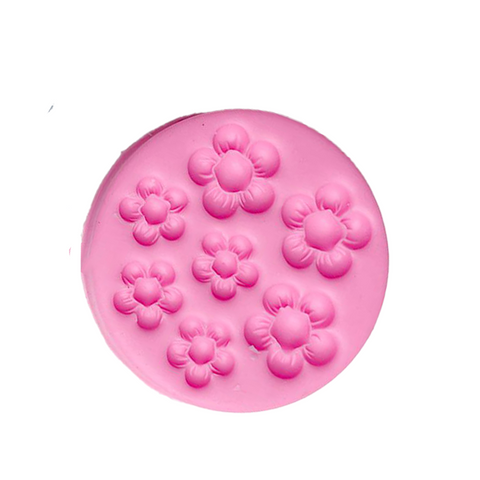 Smello's 7 Cavity Blossom Flower Silicone Fondant Mould (FB 134)