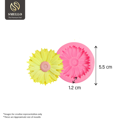 Smello's Daisy Silicone Fondant Mould (FB 151)