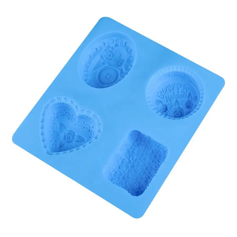 Smello's 4 Cavity Angel Flowers Silicone 3D Multi Cavity Mould (MC 103)