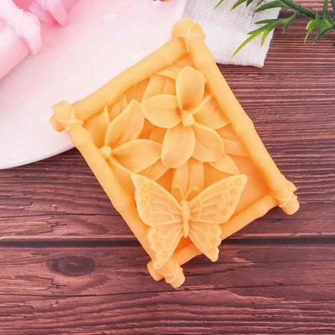 Smello's Flower and Butterfly Silicone Soap Moulds (SC 115)