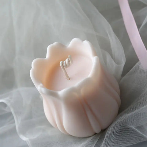 Smello's Tulip Flower Close Rose Bud Candle Silicone Mould (SCM 150)