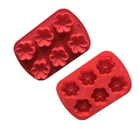 Smello's 6 Cavity Petal Cute Silicone Floral Mould (FM 107)