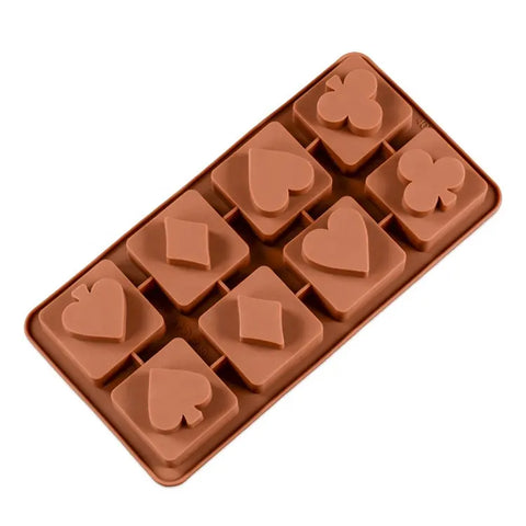 Smello's Playing Cards Chocolate Silicone Moulds (CHM 148)