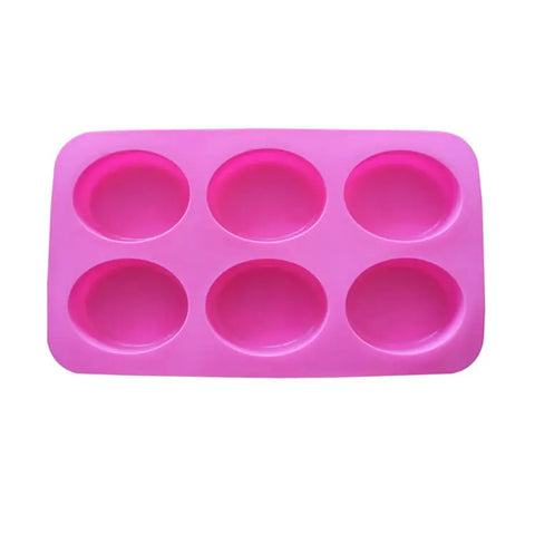 Smello's 6 Cavity Oval Silicon Moulds (BS 101)