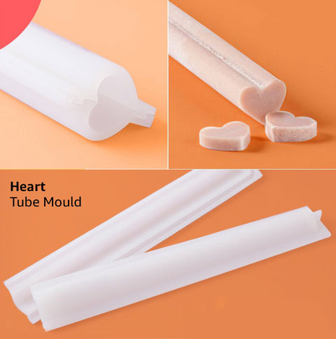 Smello's Heart Tube Silicone Mould (TM 103)