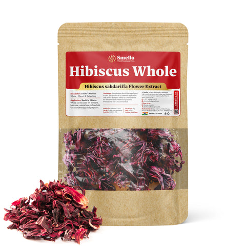 Smello's Hibiscus Whole Dried Flower Petals 50 g (BO 105)