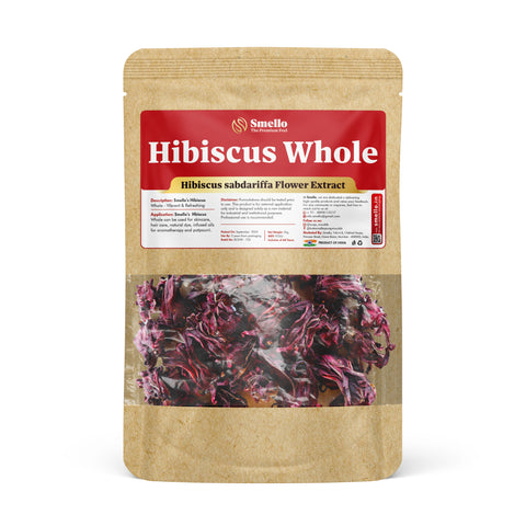 Smello's Hibiscus Whole Dried Flower Petals 50 g (BO 105)