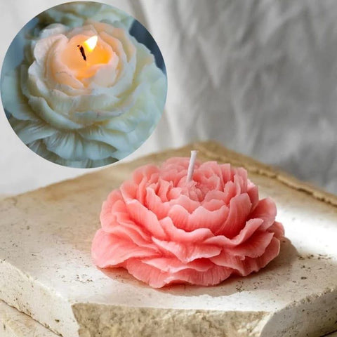 Smello's Peony Flower Shape Candle Silicone Mould (SCM 157)