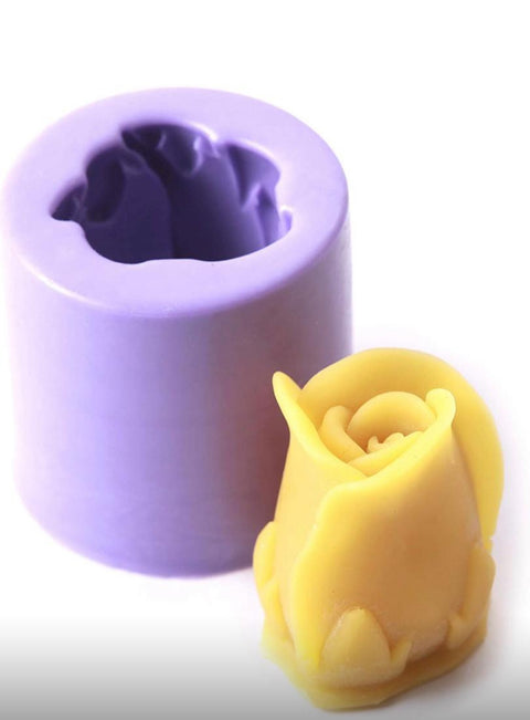 Smello's Rosebud Candle Silicone Mould (SCM 132)