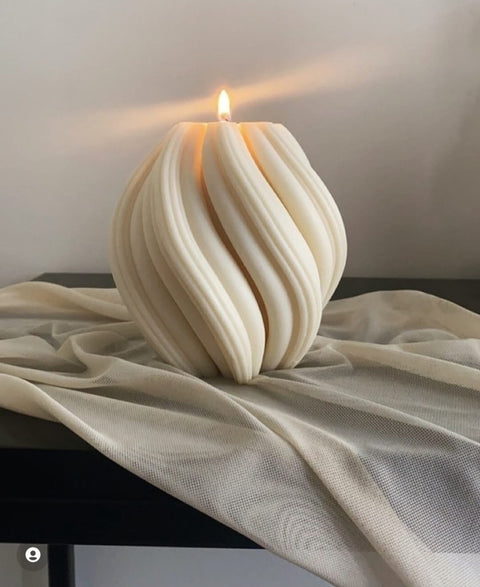 Smello's Line Swirl Candle Silicone Mould (SCM 145)