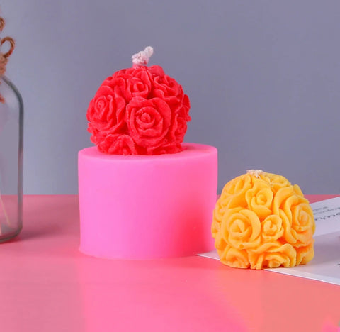 Smello's Flower Ball Candle Silicone Mould (SCM 131)