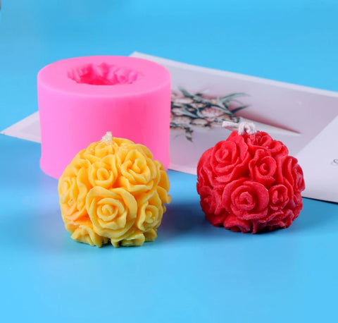 Smello's Flower Ball Candle Silicone Mould (SCM 131)