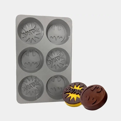 Smello's 6 Cavity Batman Kids Special Silicone Mould (KS 108)