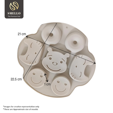 Smello's Cute Cartoon Character Kids Special Silicone Mould (KS 101)