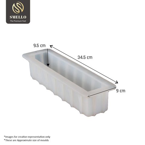 Smello's Rectangular Silicone Loaf Mould (LM 101)