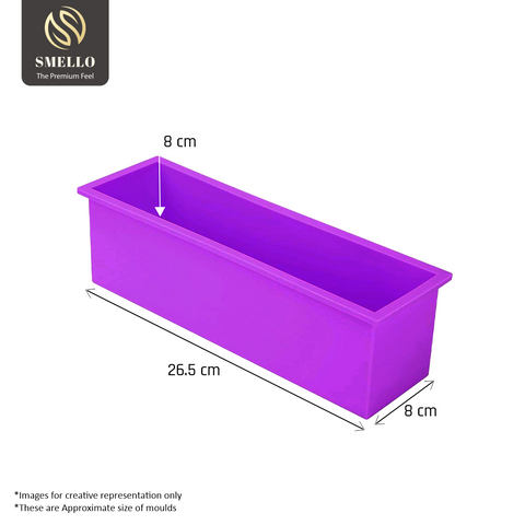 Smello's Plain Rectangle Silicone Loaf Mould (LM 104)