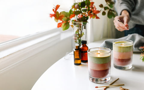 Layered Scented Candle